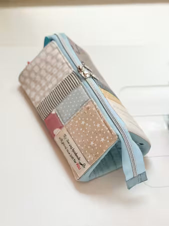 Open Up Box Pouch Pattern by Minki Kim