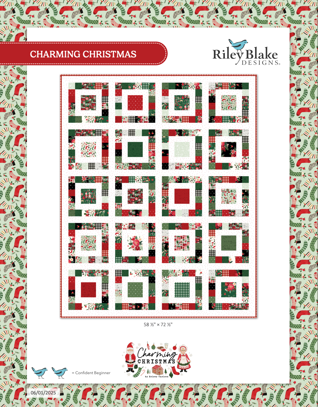 Charming Christmas Quit Top Kit