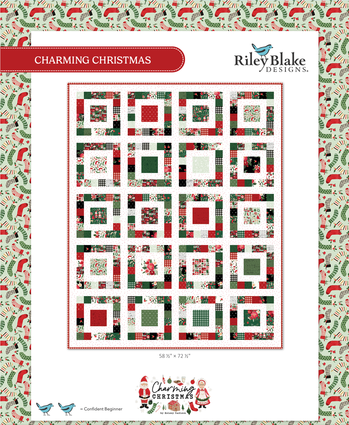 Charming Christmas Quilt Kit