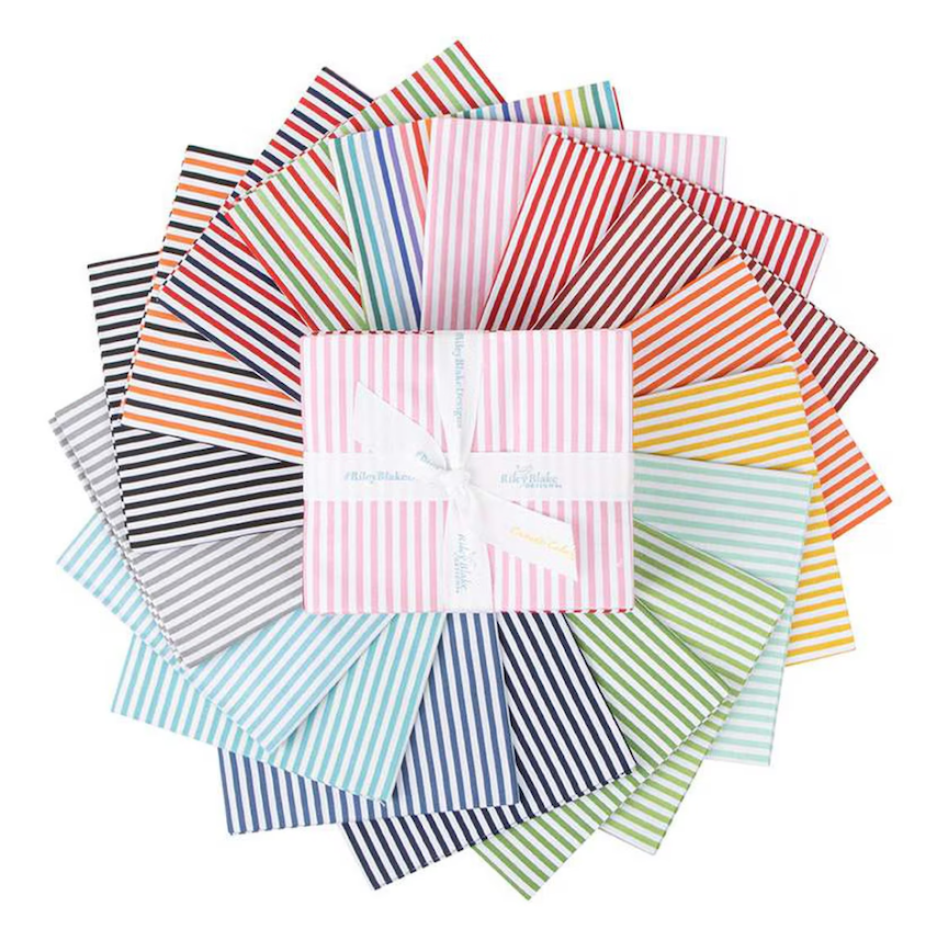 1/8" Stripe Fat Quarter Bundle