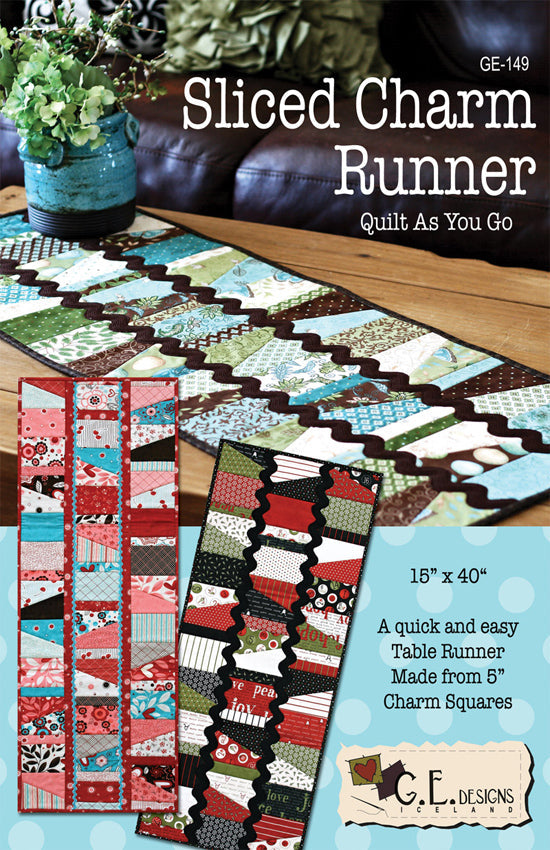 Sliced Charm Runner Pattern 149