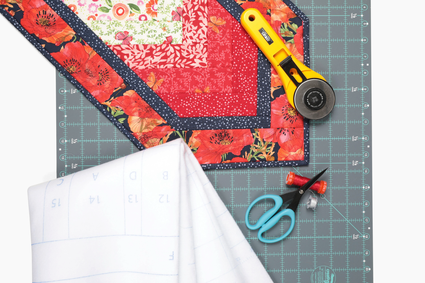 Quilt-As-You-Go Batting Kit - Braid Runner Midi