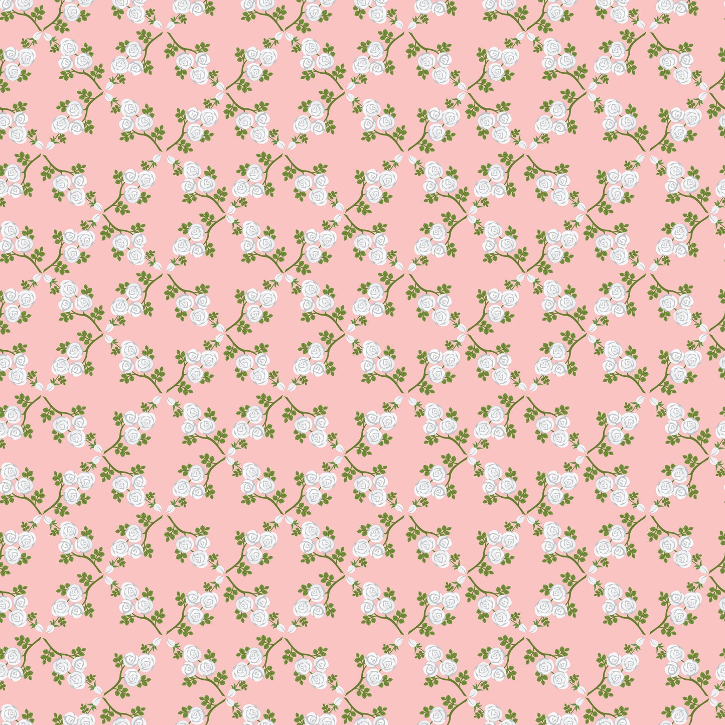 Front Porch Trellis Pink - Fat Quarter