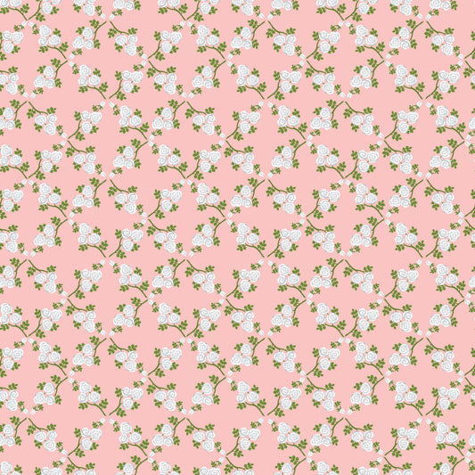 Front Porch Trellis Pink - Fat Quarter