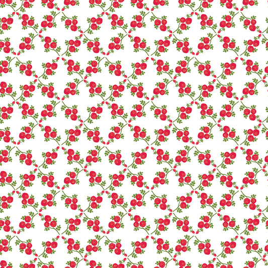 Front Porch Medallions White- Fat Quarter