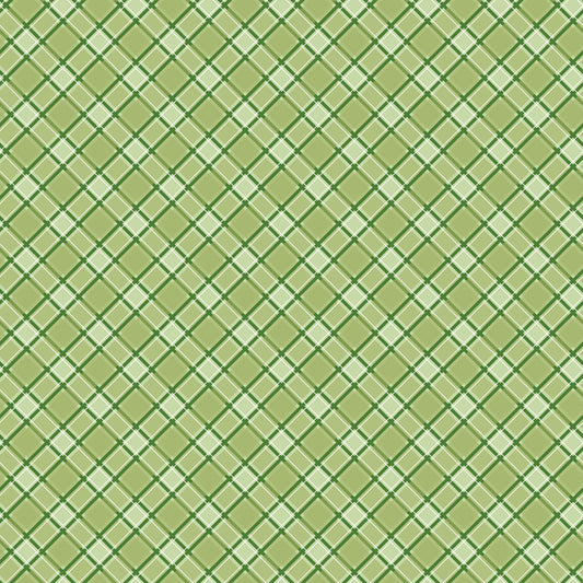 Front Porch Plaid Green - Fat Quarter