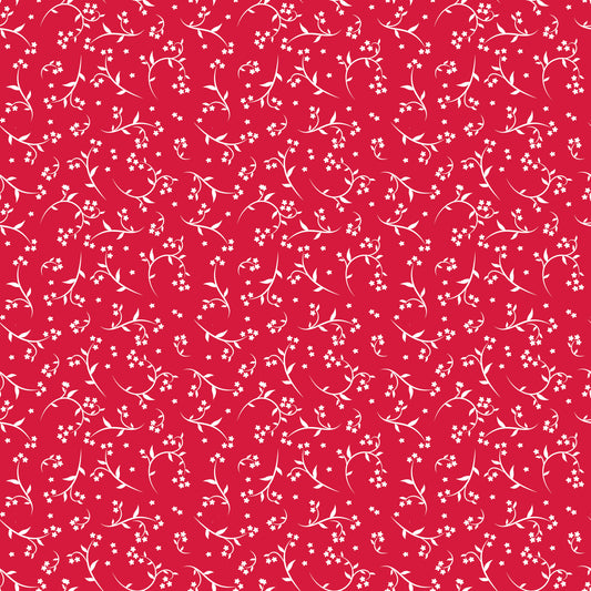 Front Porch Floral Red - Fat Quarter