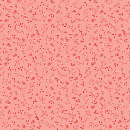 Front Porch Floral Coral - Fat Quarter