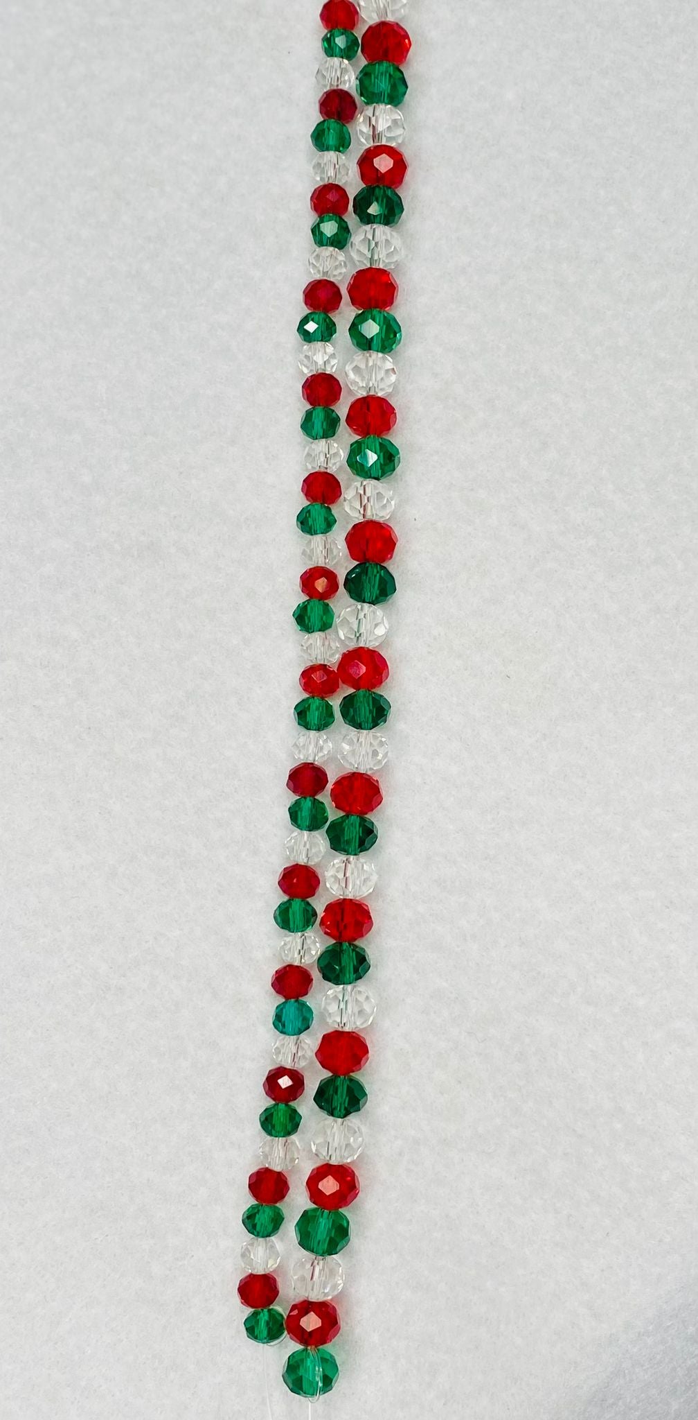 Gemcut Rondelle Glass Beads