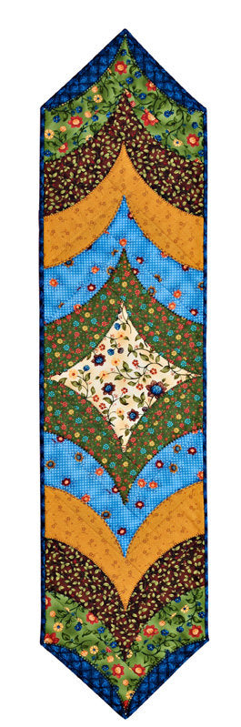 Curvacious Table Runner Pattern 164