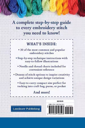 Hand Embroidery Stitches at-a-glance