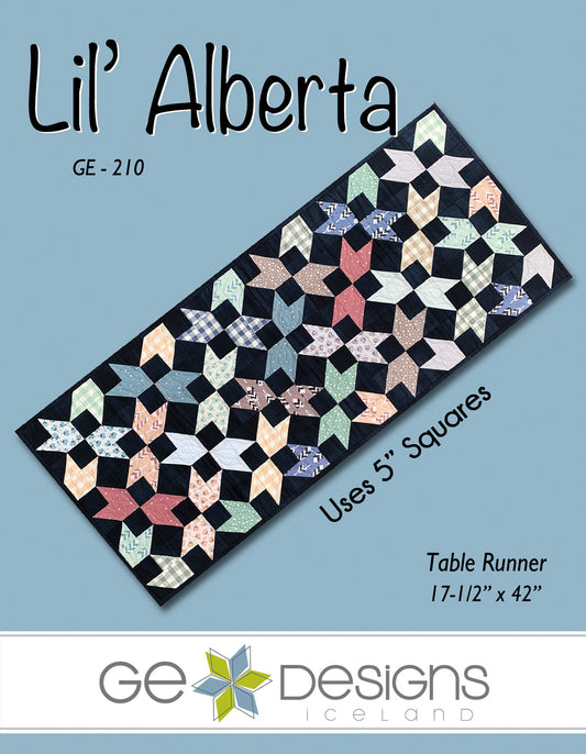 Lil' Alberta - Table runner pattern 210