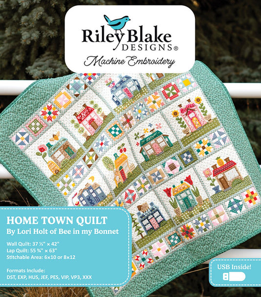 Home Town Quilt - Machine Embroidery