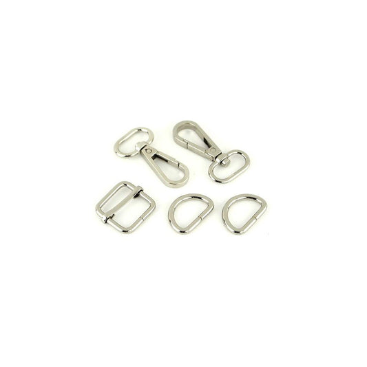 Sallie Tomato Style 3 Basic Hardware Kit 3/4" Nickel