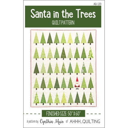 Santa in the Trees Quilt Pattern