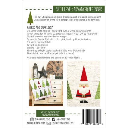 Santa in the Trees Quilt Pattern