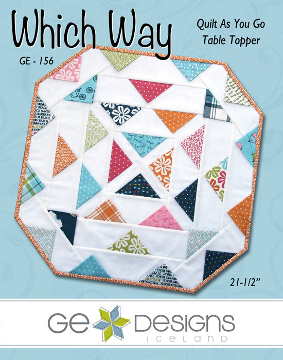 Which Way Table Topper Pattern 156